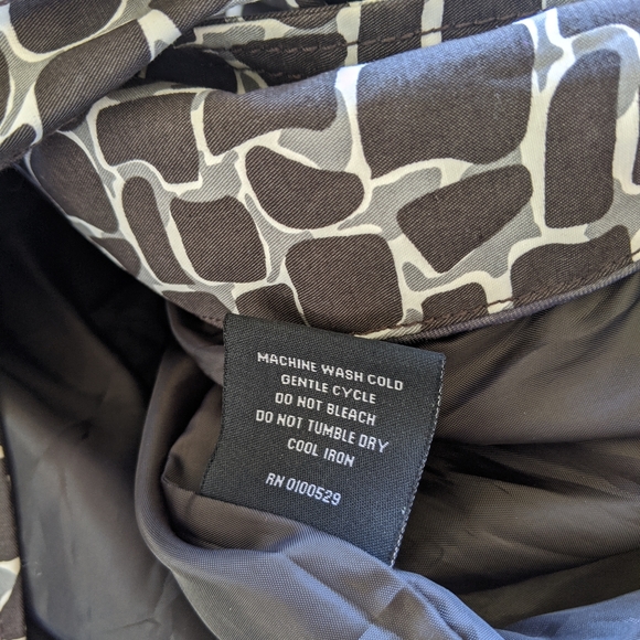 STEVE MADDEN Printed Trench Coat, S - Picture 5 of 8